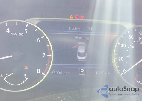 2021 Nissan Sentra Sr Xtronic Cvt z USA, uszkodzony, nr VIN 3N1AB8DVXMY227942